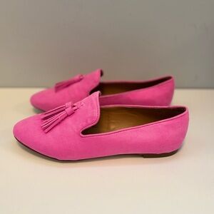 J. Crew Fuchsia Tassel Loafers